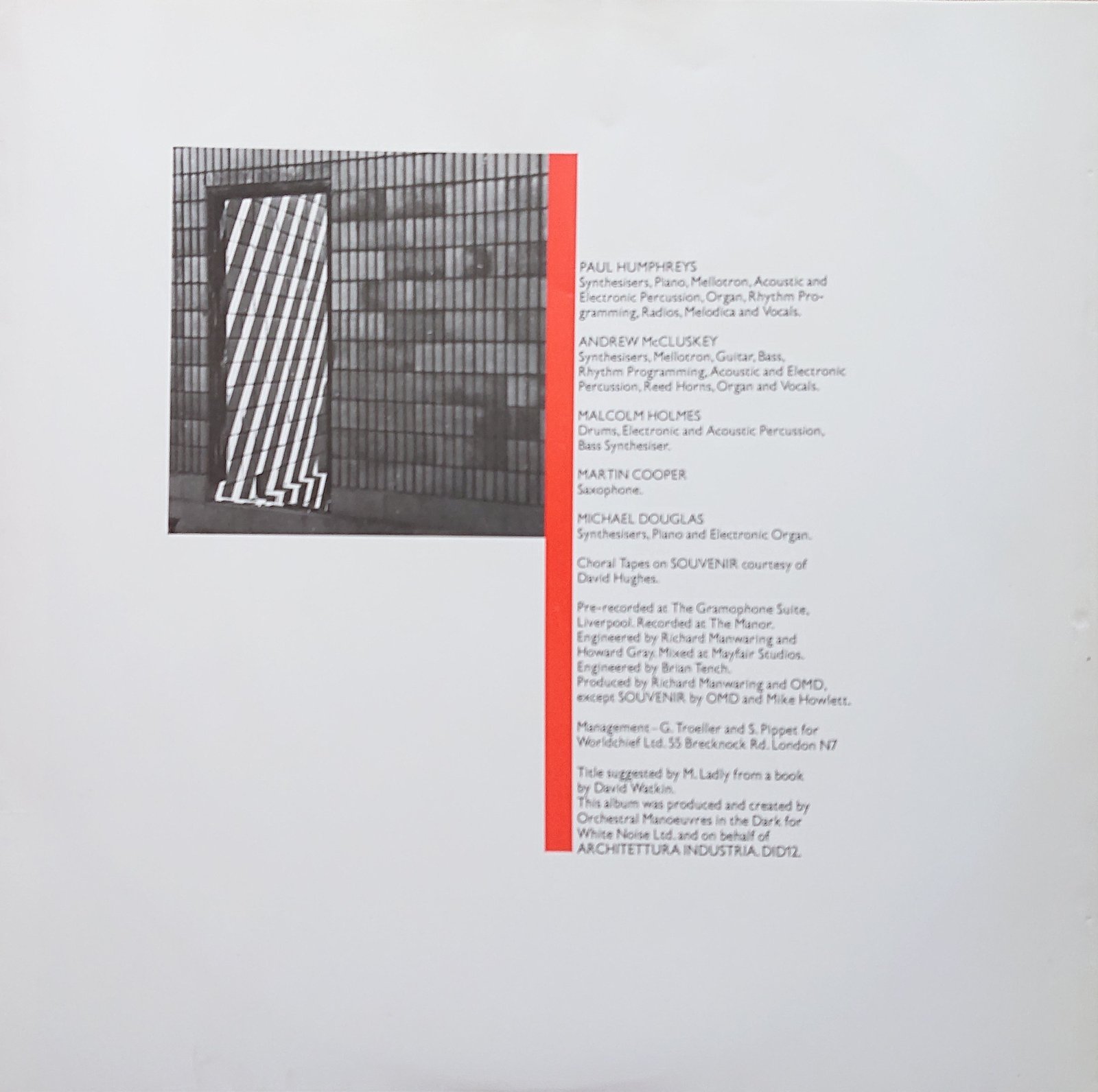 Middle of cover of DID 12